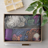 デカップヒッピお洒落ーシック&スタンダードプードル 薄葉紙 (ギフト)