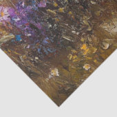 デカップヒマワリとワイルドフラワーガーデンの油 薄葉紙 (詳細)