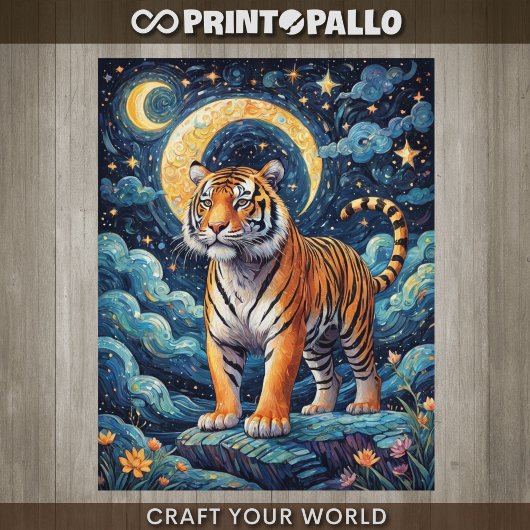 デカップファンゴッホの世界の虎 –  薄葉紙