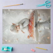 デカップフェアリーお洒落レッドキノコの翼 薄葉紙 (クラフト)