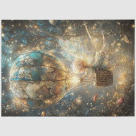 デカップフェイお洒落アの魅惑された森の風船 薄葉紙