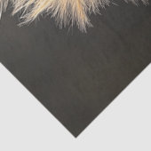 デカップフワフワの明るいオレンジ色の鳥 薄葉紙 (詳細)