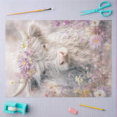 デカップフワフワ高地カウクラウン花 薄葉紙 (クラフト)