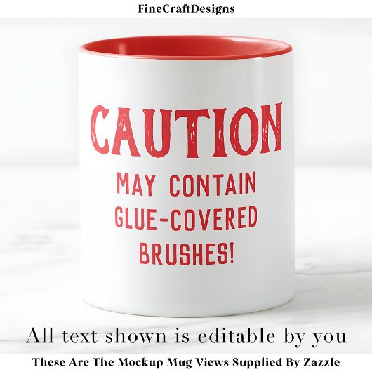 デカップブラシカスタム引用文RW04おもしろい Craft マグカップ