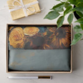 デカップブルーお洒落クラッドハイランドカウズ 薄葉紙 (ギフト)