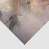 デカップホワイト&ピンク牡丹の水絵を描色 薄葉紙 (詳細)