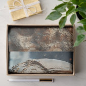 デカップムーンシーン宇宙飛行士の都市反射 薄葉紙 (ギフト)