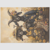 デカップヤギお洒落ファミリー農家 薄葉紙 (正面)