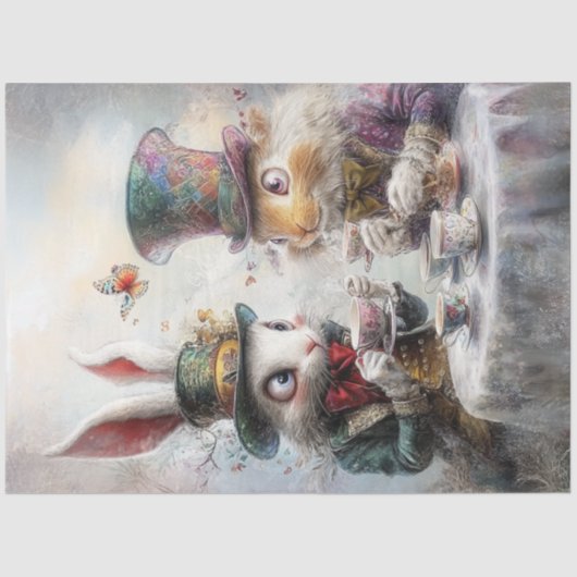 デカップラお洒落バビクトリアンビット茶パーティー 薄葉紙 (正面)