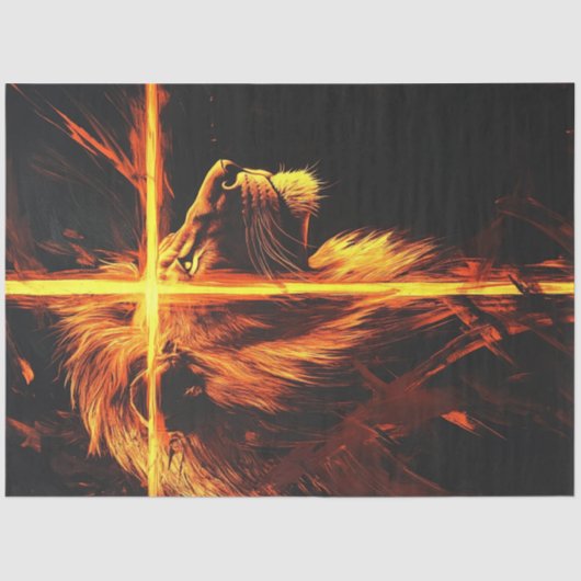 デカップライオンバーニングクロスガーディアン威厳のあるズ 薄葉紙 (正面)