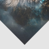 デカップライオン飾り付きアメリカインディアンのヘアドレ 薄葉紙 (詳細)