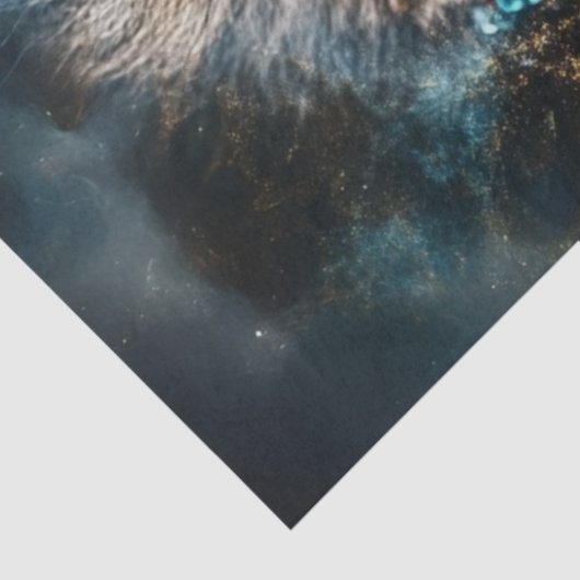 デカップライオン飾り付きアメリカインディアンのヘアドレ 薄葉紙 (詳細)