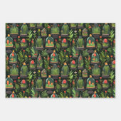 デカップラッピング紙テラリアムセット3 ラッピングペーパーシート (正面3)