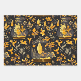 デカップラッピング紙テラリアムセット3 ラッピングペーパーシート