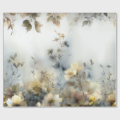 デカップラッピング紙フローラデザインパステル ラッピングペーパー (フラット)