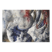 デカップラッピング紙USAアメリカンフラッグイーグル