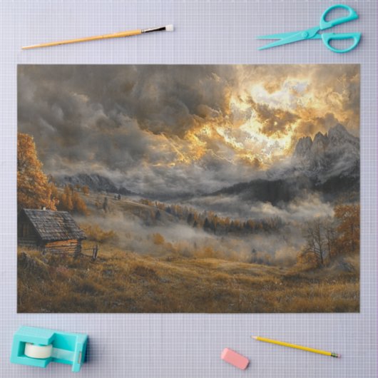 デカップランドスケープの自然力 薄葉紙 (クラフト)