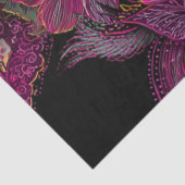 デカップランドスケープペイズリーマゼンタタタペストリー 薄葉紙 (詳細)