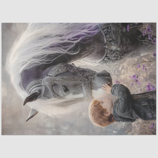 デカップリトルボーイ威厳のあるホース 薄葉紙 (正面)