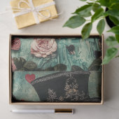 デカップルビクトリアンレッド&ブラックバレンタイン 薄葉紙 (ギフト)