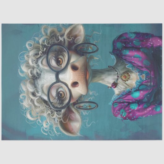 デカップレディお洒落ーカウコミカル 薄葉紙 (正面)