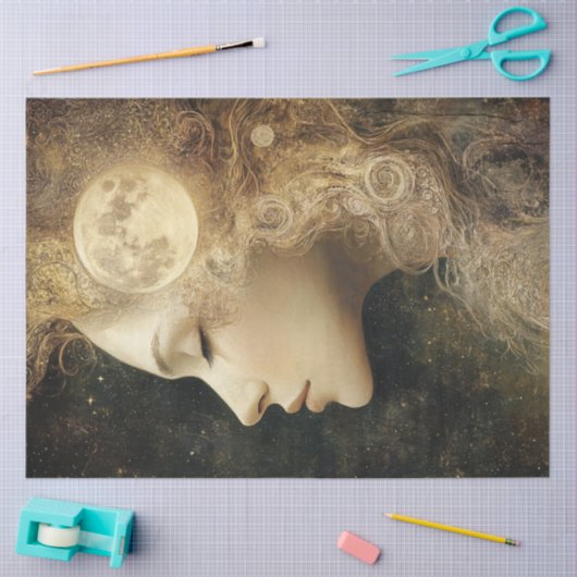 デカップレディお洒落ー天月の要素 薄葉紙 (クラフト)