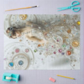 デカップレディジュエリーアート旋回パターン 薄葉紙 (クラフト)