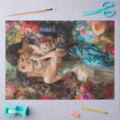 デカップロマンチックなバレンタインデー 薄葉紙 (クラフト)