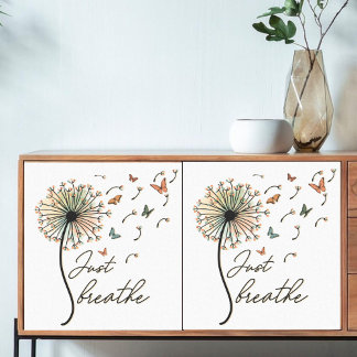 デカップ蝶でタンポポを呼吸 薄葉紙