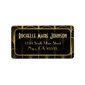 デカデンスゴールデンアールデコ住所 シール