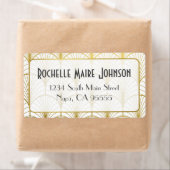 デカデンスゴールデンアールデコ出荷住所 シール (インサイチュ)