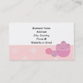 デカデントなケーキボール 名刺 (裏面)