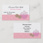 デカデントなケーキボール 名刺 (正面/裏面)