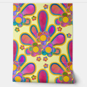 デカデントギルドレトロウォーターカラープロームフサンライズ 壁紙 (ほどく)