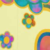 デカデントギルドレトロウォーターカラープロームフサンライズ 壁紙 (縫い目)