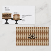 デカデントチョコレートケーキ 名刺 (正面/裏面)