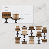 デカデントチョコレートケーキ 名刺 (正面/裏面)