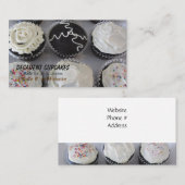 デカデント・カップケーキ 名刺 (正面/裏面)