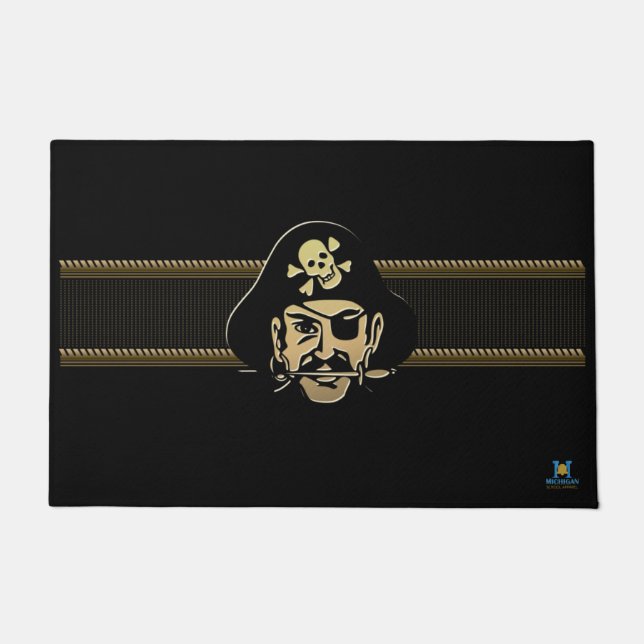 デカトゥールレイダーズ#4 ドアマット (正面)