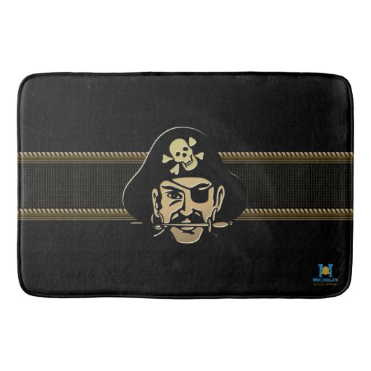 デカトゥールレイダーズ#4 バスマット (正面)