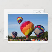 デカトル・アルバマの熱気球飛行祭 ポストカード (正面/裏面)