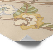 デカニアオルガンザチンツフローラデザイン ポスター (角)