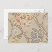 デカニアオルガンザチンツフローラデザイン ポストカード (正面/裏面)