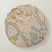 デカニアオルガンザチンツフローラデザイン ラウンドクッション (裏面)