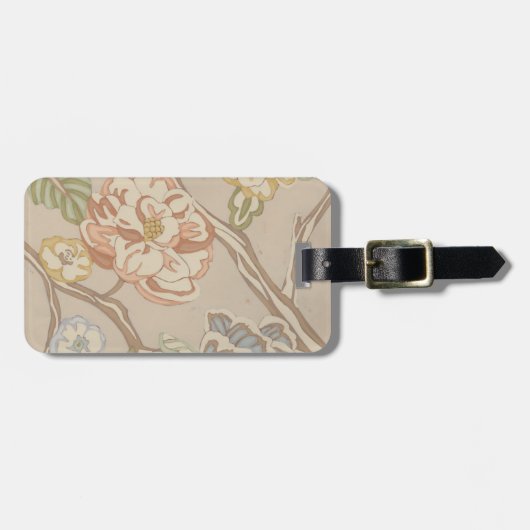 デカニアオルガンザチンツフローラデザイン ラゲッジタグ (正面横)