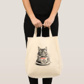 デカフェなんて聞いてるんですか? トートバッグ (正面(商品))