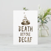 デカフェより死を選ぶ 招待状 (スタンド正面)