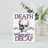 デカフェより死を選べ ポストカード (スタンド正面)