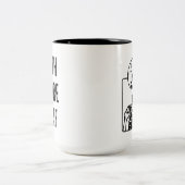デカフェより死を 450ml マグカップ (中央)