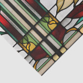 デカフェイクップクラフト用ステンドグラスポインセチア 薄葉紙 (詳細)